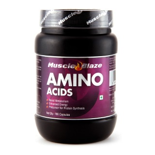 MuscleBlaze Amino Acids Capsule, 180 capsules Unflavoured