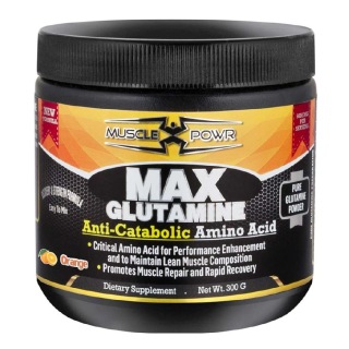 Muscle Powr Max Glutamine, 0.66 lb Orange