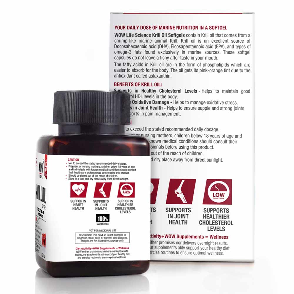 2 - Wow Life Science Krill Oil,  30 Soflets 
