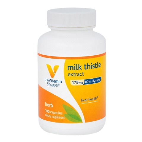 The Vitamin Shoppe Milk Thistle Extract (175 mg), 100 capsules The Vitamin Shoppe Milk Thistle Extract (175 mg), 100 capsules