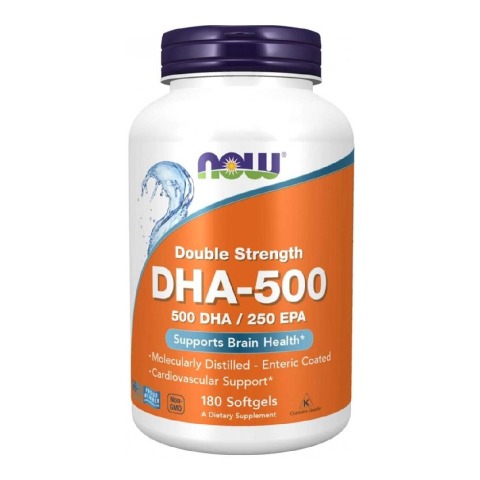1 - Now DHA-500 Double Strength,  180 softgels 
