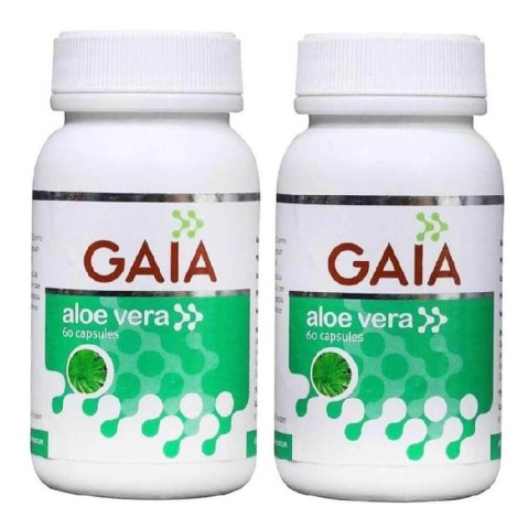GAIA Aloe Vera (Pack of 2), 60 capsules GAIA Aloe Vera (Pack of 2), 60 capsules