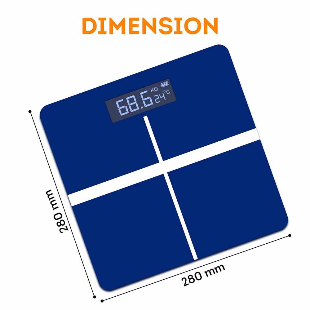 4 - beatXP Blue Plus Weighing Scale,  Blue 