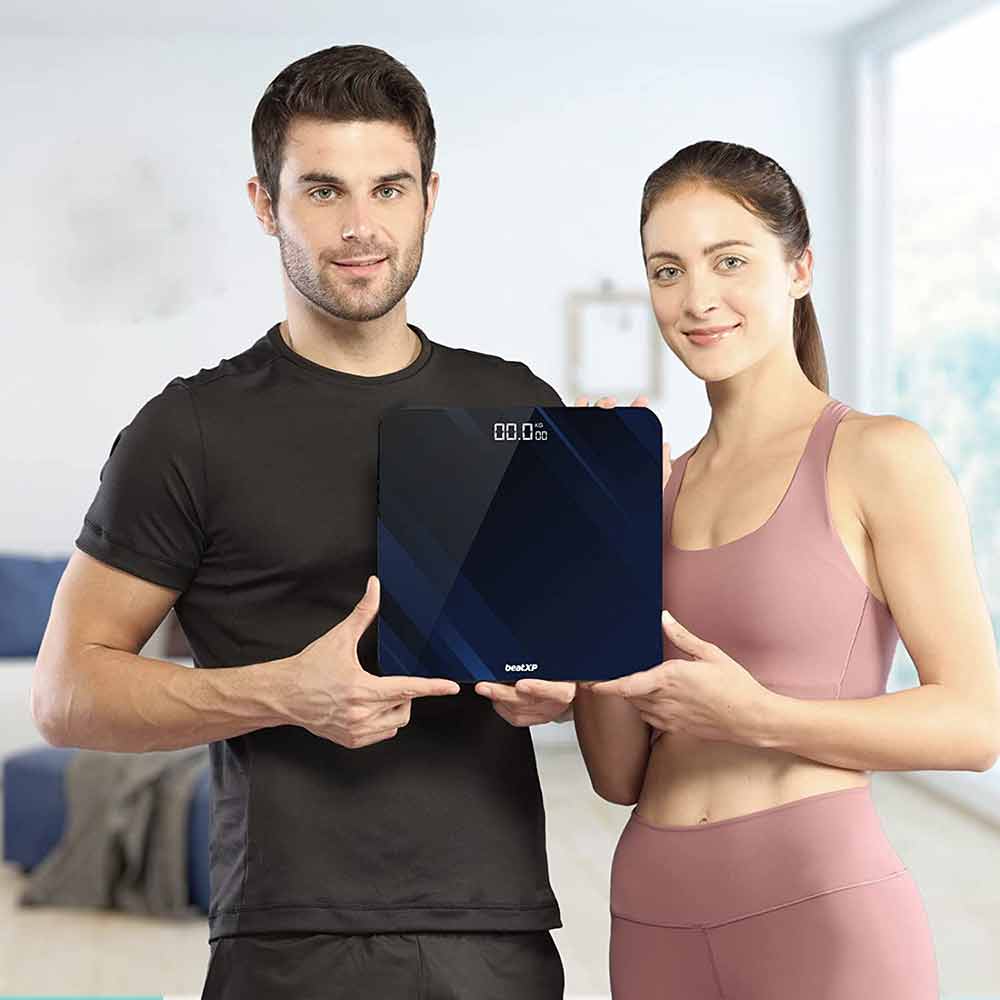 2 - beatXP Weighing Scale Optifit Glaze,  Blue 
