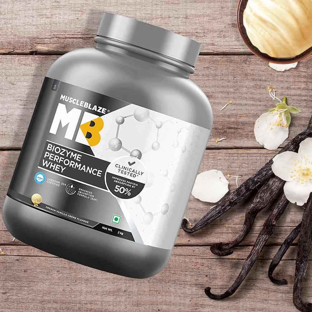 3 - MuscleBlaze Biozyme Performance Whey OP,  4.4 lb  French Vanilla Crème 
