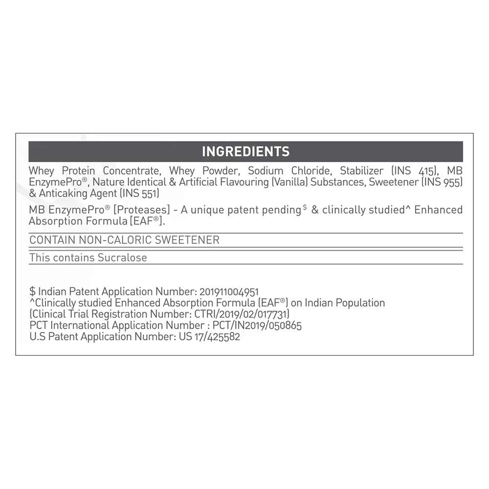 8 - MuscleBlaze Biozyme Performance Whey OP,  4.4 lb  French Vanilla Crème 