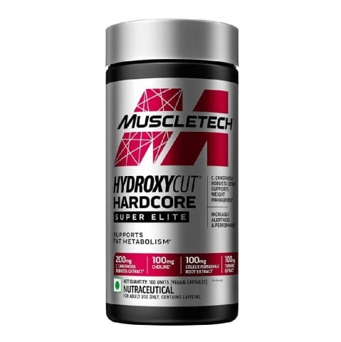 1 - MuscleTech Hydroxycut Hardcore Super Elite,  100 veggie capsule(s)  Unflavoured 