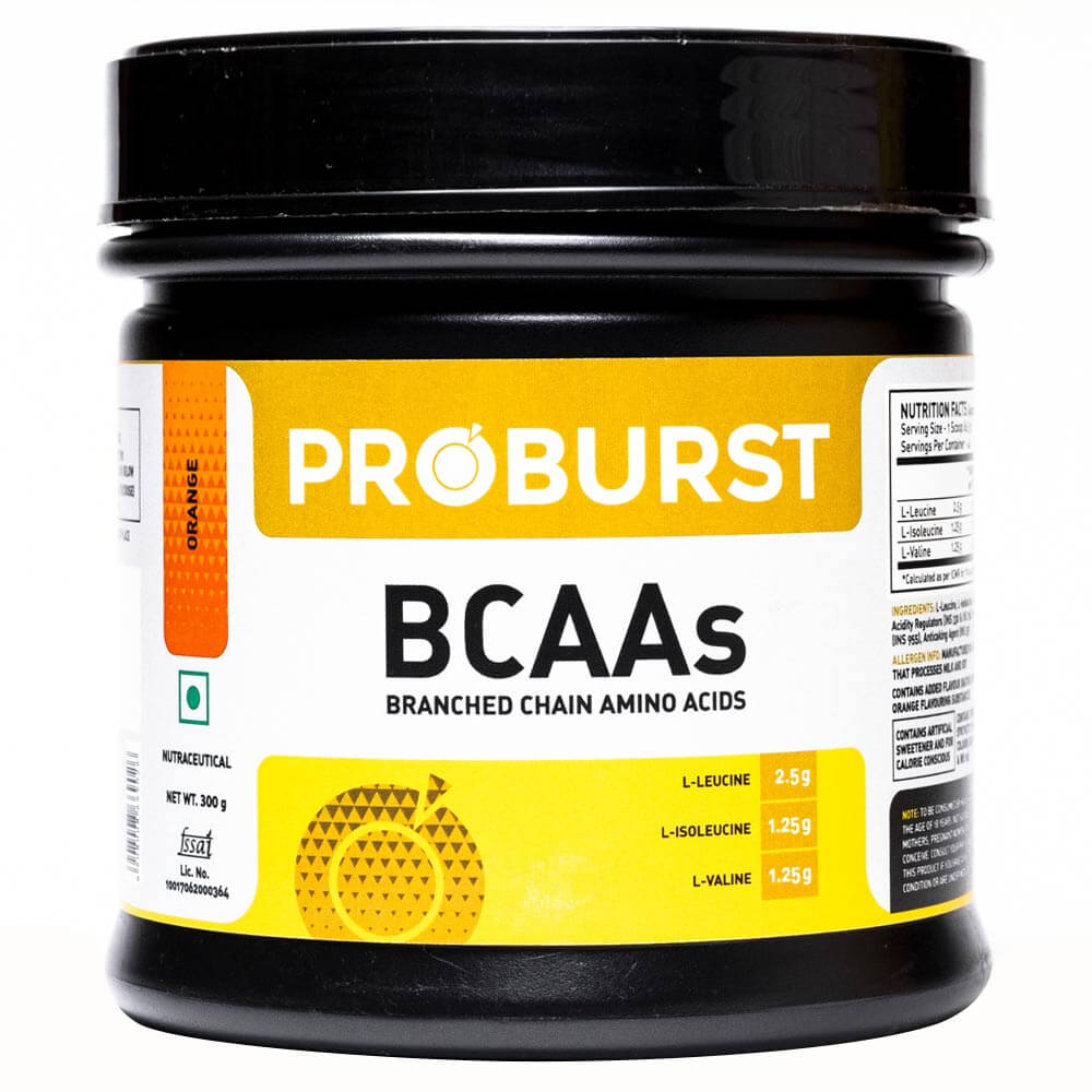 Proburst BCAAs Powder,  0.66 lb  46 Servings  Orange Lemon 