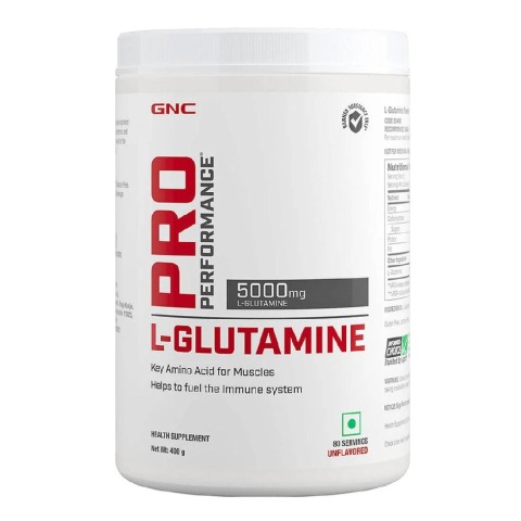 1 - GNC Pro Performance L-Glutamine 5000mg,  0.88 lb  Unflavoured 