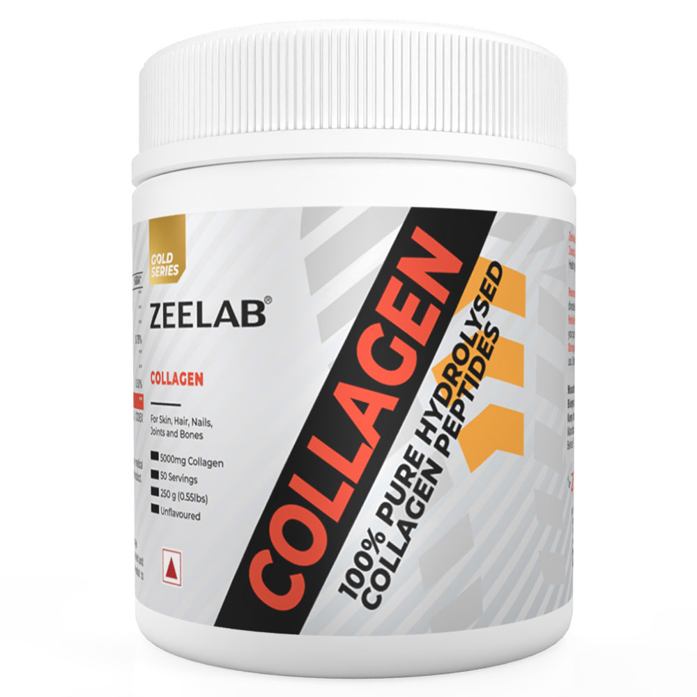 1 - Zeelab Collagen 100% Powder,  250 g  Unflavoured 
