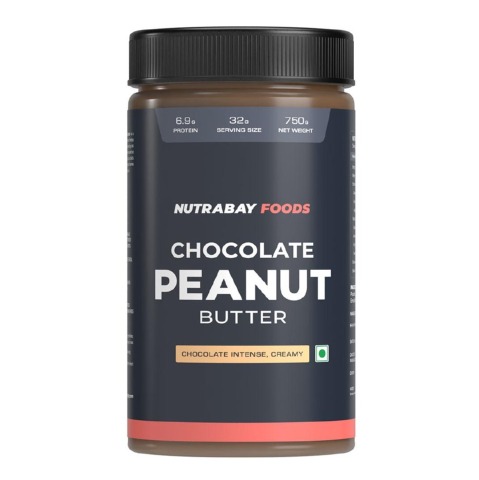 1 - Nutrabay Foods Chocolate Peanut Butter, 750 g Chocolate Intense, Creamy