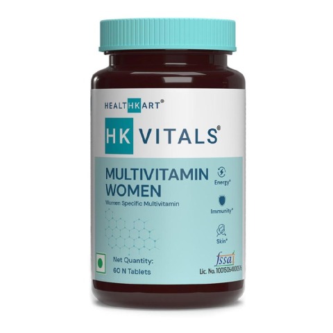 1 - HealthKart HK Vitals Multivitamin Women with Ginseng, Ginkgo Biloba, Soya-Isoflavones & Lycopene, 60 tablet(s) Unflavoured