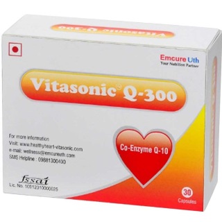 Emcure Uth Vitasonic Q 300, 30 capsules