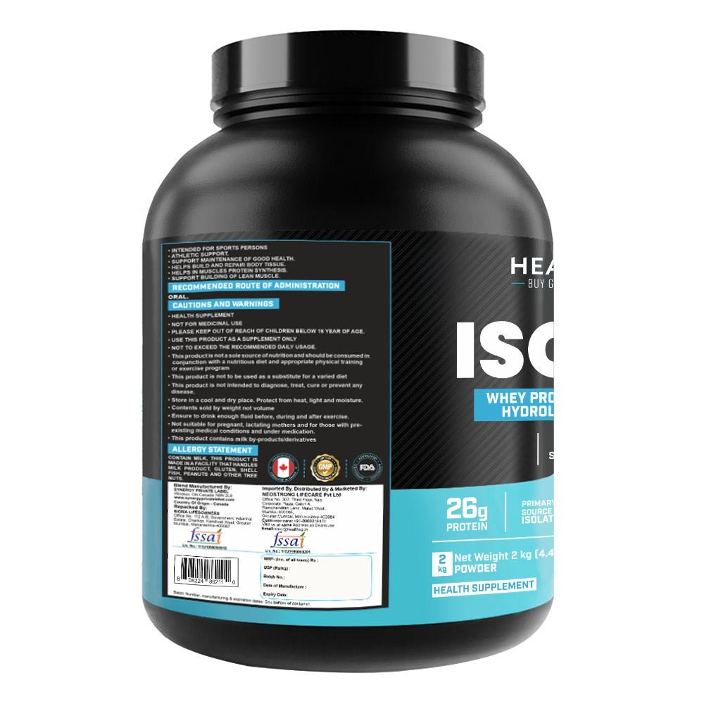 2 - HealthXP Isofit Whey Protein Isolate,  5 lb  Chocolate 