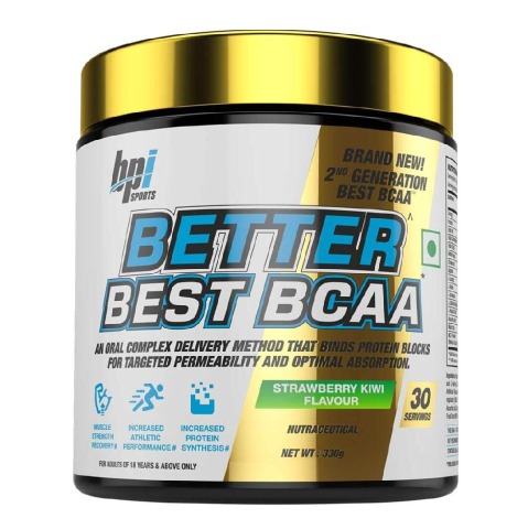 1 - BPI Sports Better Best BCAA, 0.72 lb 30 Servings Strawberry Kiwi