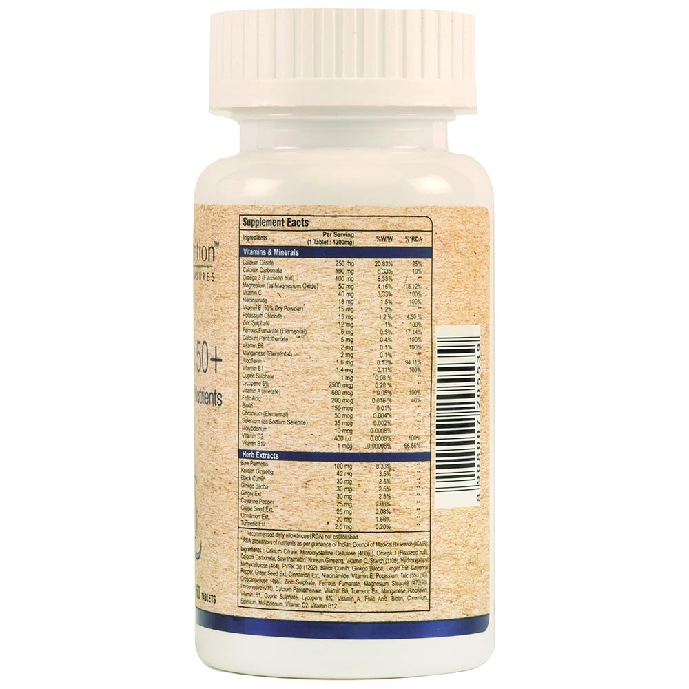 Pure Nutrition Men's Multi 50+,  60 tablet(s)  Unflavoured 