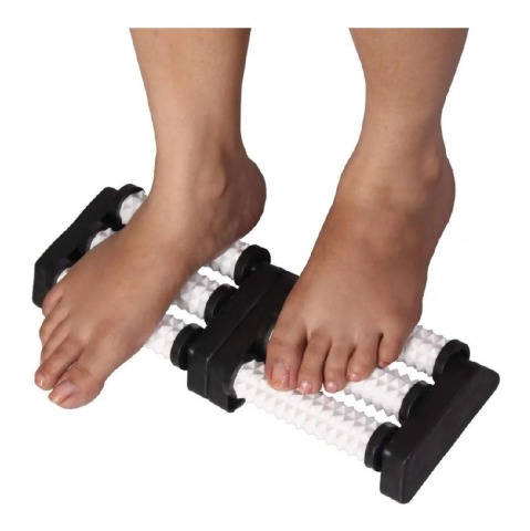 1 - K Kudos Acupressure Acu Wonder Roll Foot Roller,  Black & White 