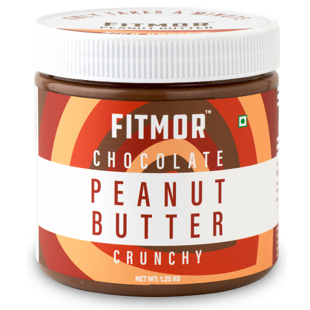 Fitmor Chocolate Peanut Butter,  1.25 kg  Crunchy 