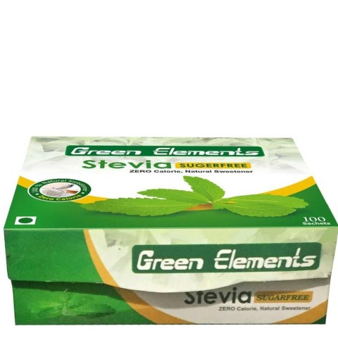 Green Elements Stevia Sugarfree Powder,  200 sachets/pack 