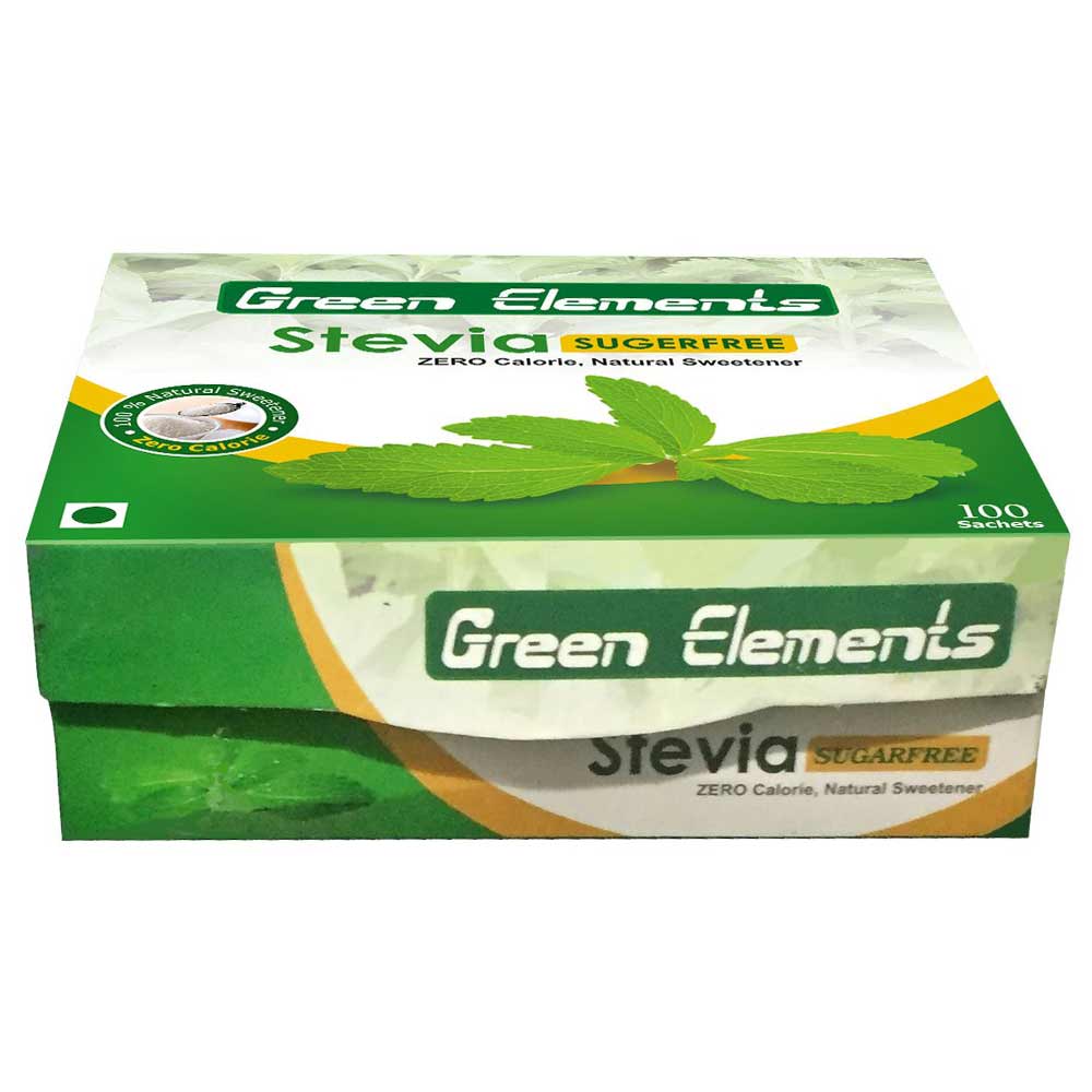 Green Elements Stevia Sugarfree Powder,  200 sachets/pack 