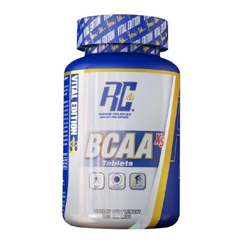 RONNIE COLEMAN BCAA-XS,  200 tablet(s)  50 Servings  Unflavoured 