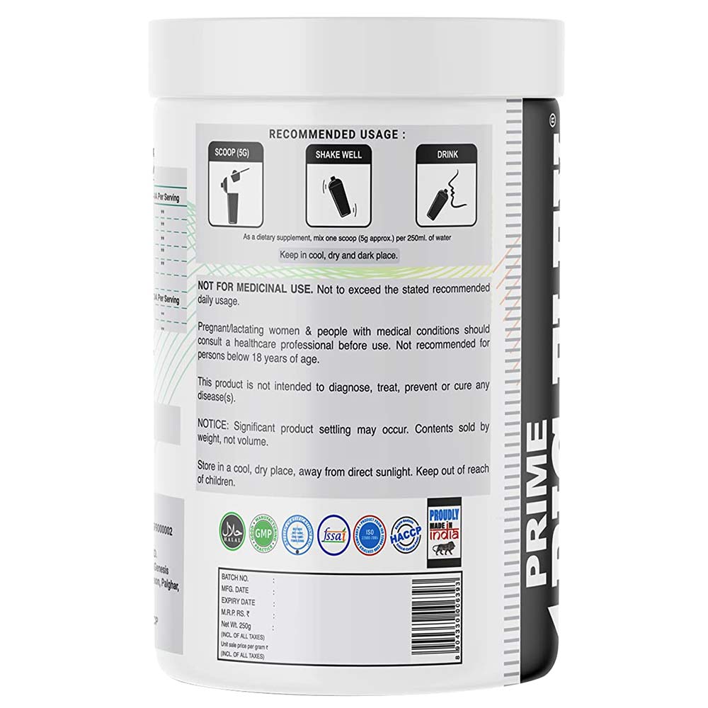 3 - Big Flex Prime Glutamine,  0.55 lb  Unflavoured 