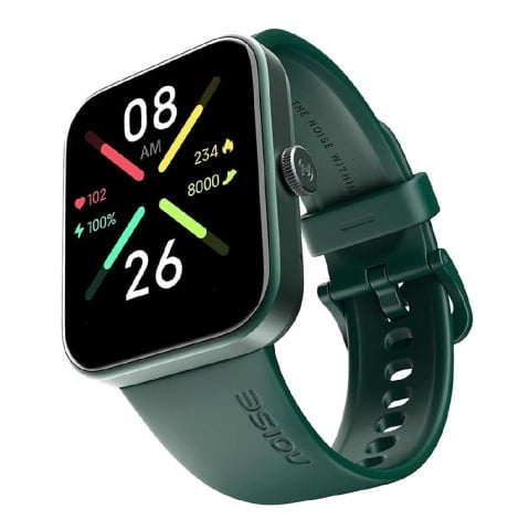 Noise ColorFit Pulse Go Buzz Smartwatch,  Olive Green  Free Size 