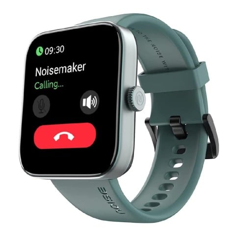 1 - Noise ColorFit Pulse Buzz Smartwatch,  Olive Green  Free Size 