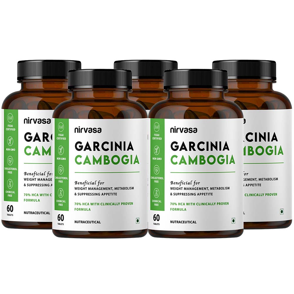 Nirvasa Garcinia Cambogia (Pack of 5),  60 tablet(s) -picture-7