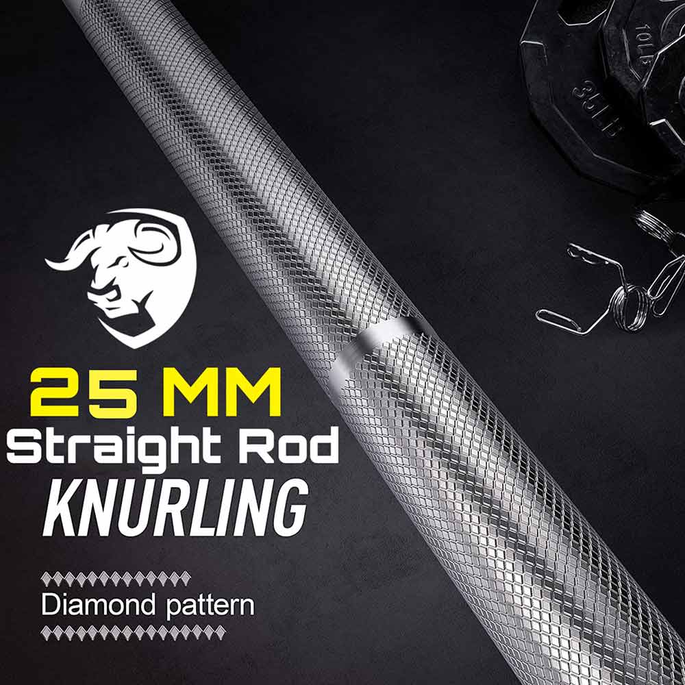 6 - BULLAR 50 kg Professional Metal Integrated Rubber Coated Home Gym Set