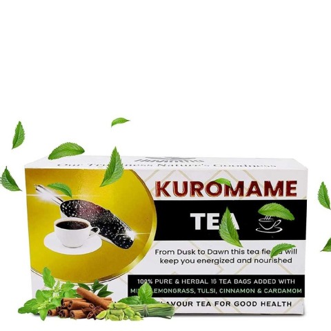 Havintha Kuromame Tea,  Mint, Lemongrass, Tulsi, Cinnamon & Cardamom  16 Tea Bag(s) 