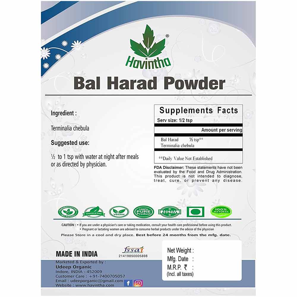 Havintha Bal Harad Powder,  227 g 
