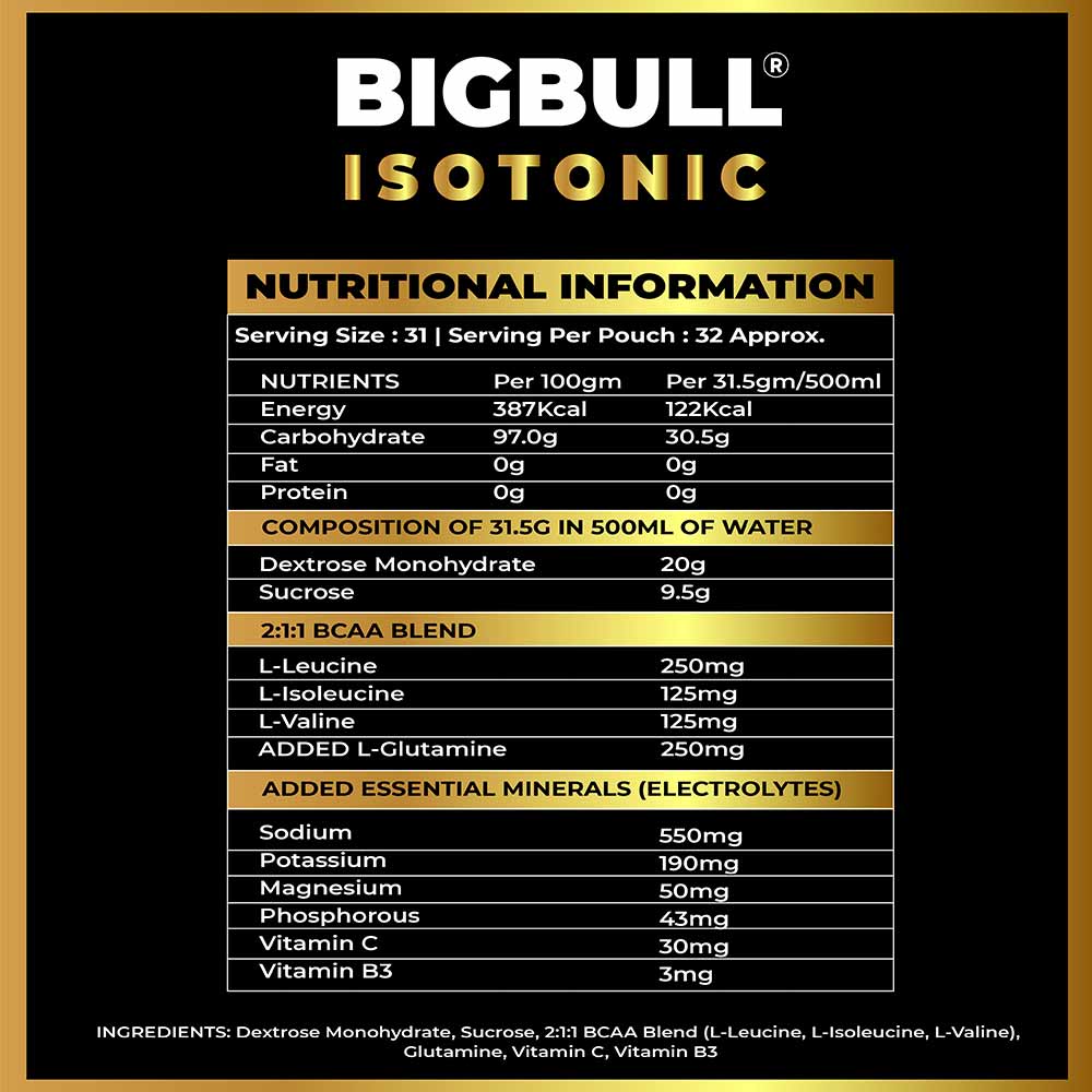 3 - Big Bull Isotonic,  2.2 lb  Tangy Orange 