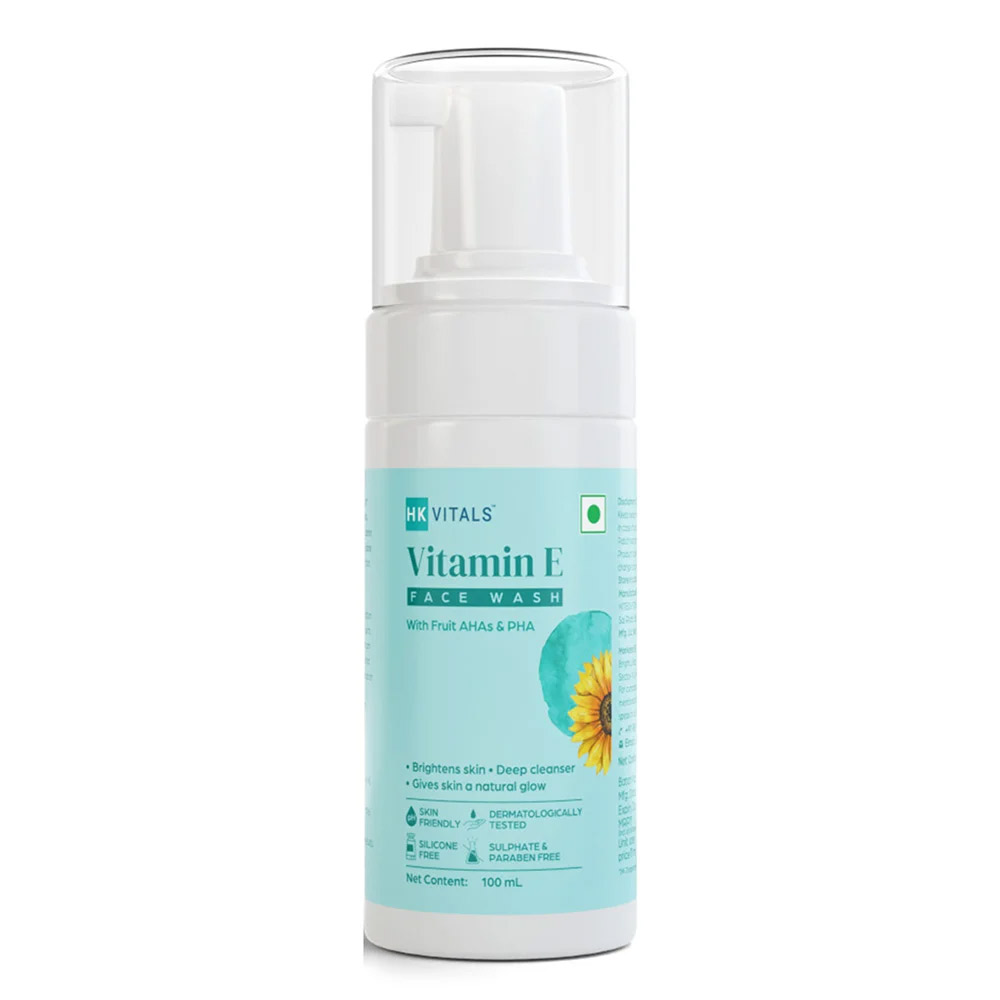 HK Vitals Vitamin E Moisturizer & Face Serum & Face Wash & Pouch Combo by HealthKart