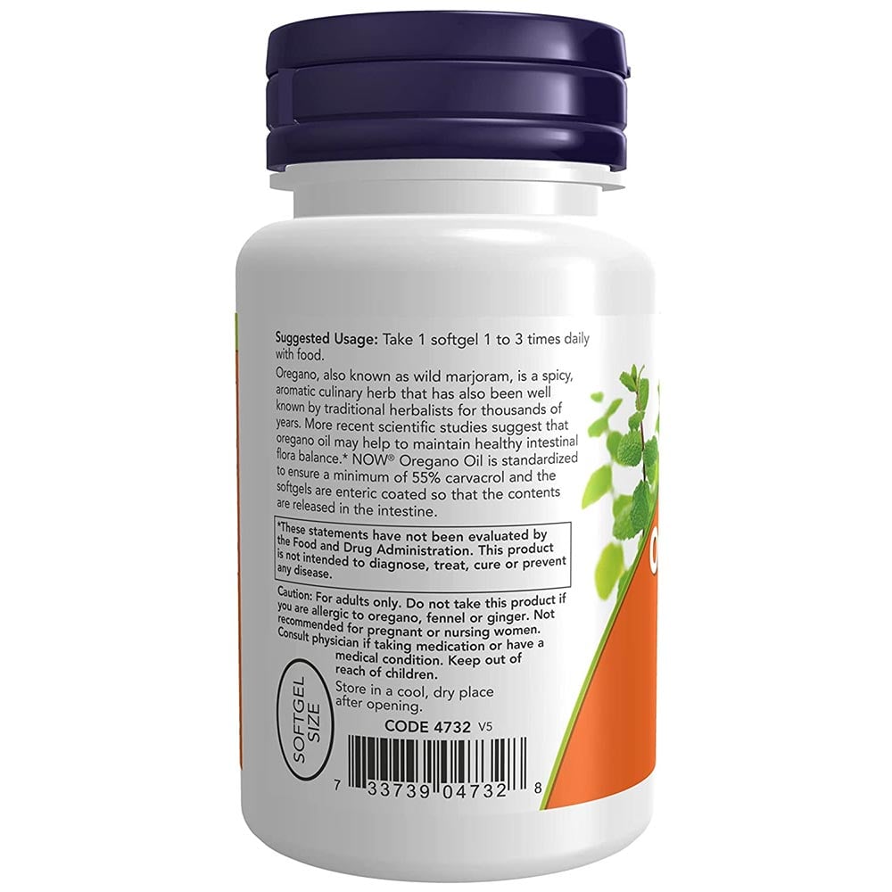 3 - Now Oregano Oil,  90 softgels 