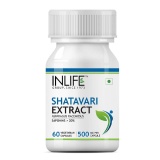 INLIFE Shatavari Extract 500 mg,  60 capsules 