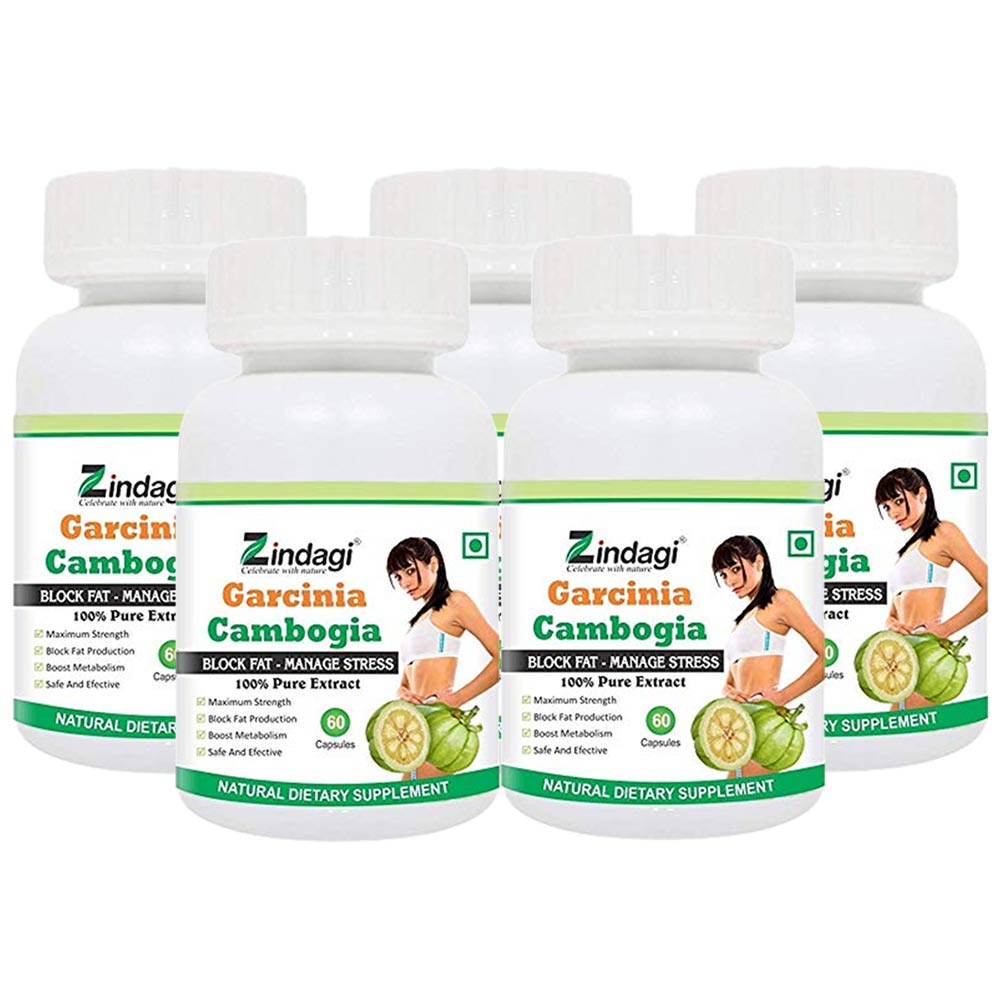 1 - Zindagi Garcinia Cambogia (Pack of 5),  60 capsules 
