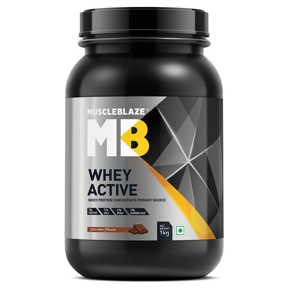 2 - MuscleBlaze Whey Active  OP,  2.2 lb  Chocolate 