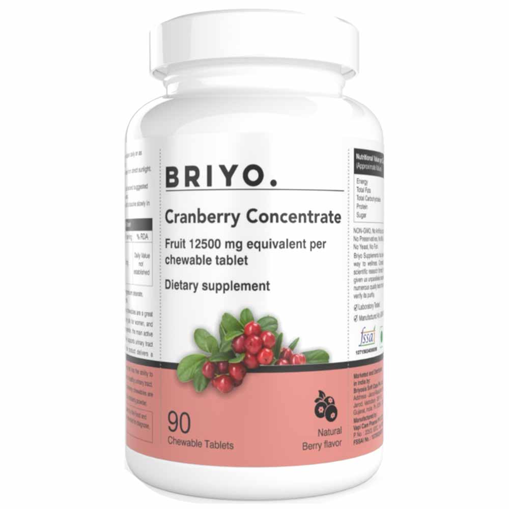 1 - Briyo Cranberry Concentrate,  90 chewable tablet(s) 