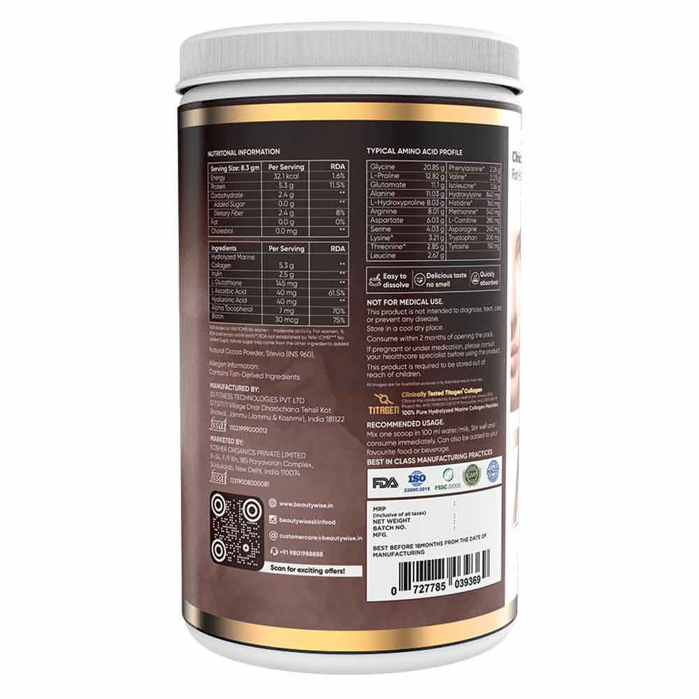 10 - Beautywise Advanced Collagen Proteins,  0.250 kg  Cocoa 