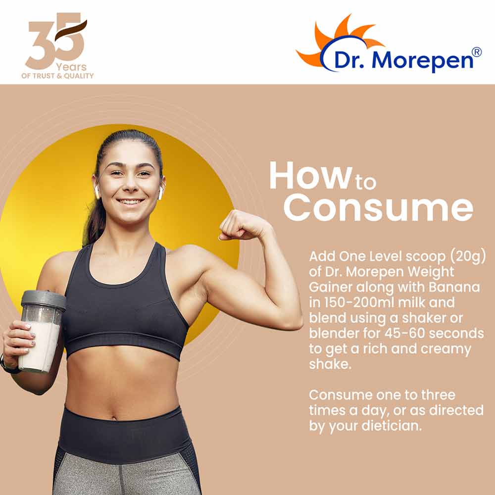 8 - Dr. Morepen Weight Gainer,  1.1 lb  Irish Chocolate 
