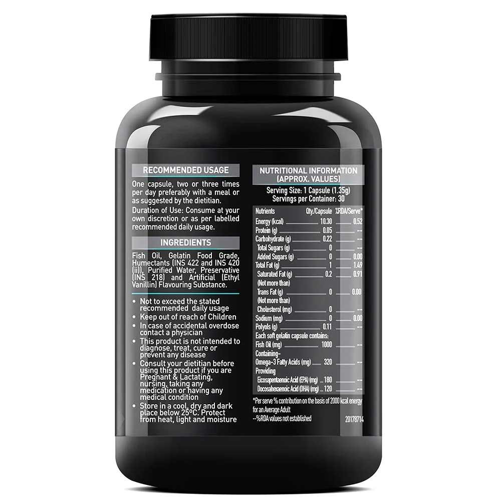 MuscleBlaze Super Gainer XXL 3kg Chocolate & Fish Oil 30 capsules & Sipper Combo