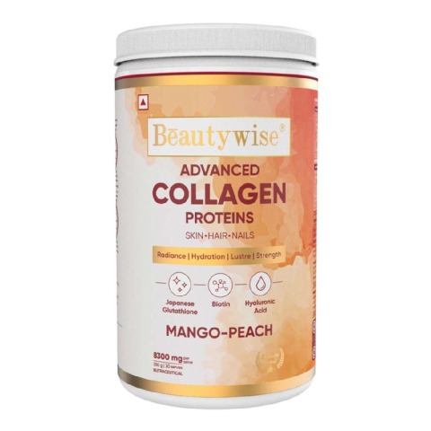1 - Beautywise Advanced Collagen Proteins,  0.250 kg  Mango-Peach 