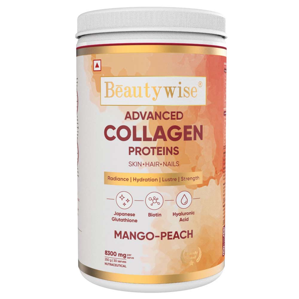 1 - Beautywise Advanced Collagen Proteins,  0.250 kg  Mango-Peach 
