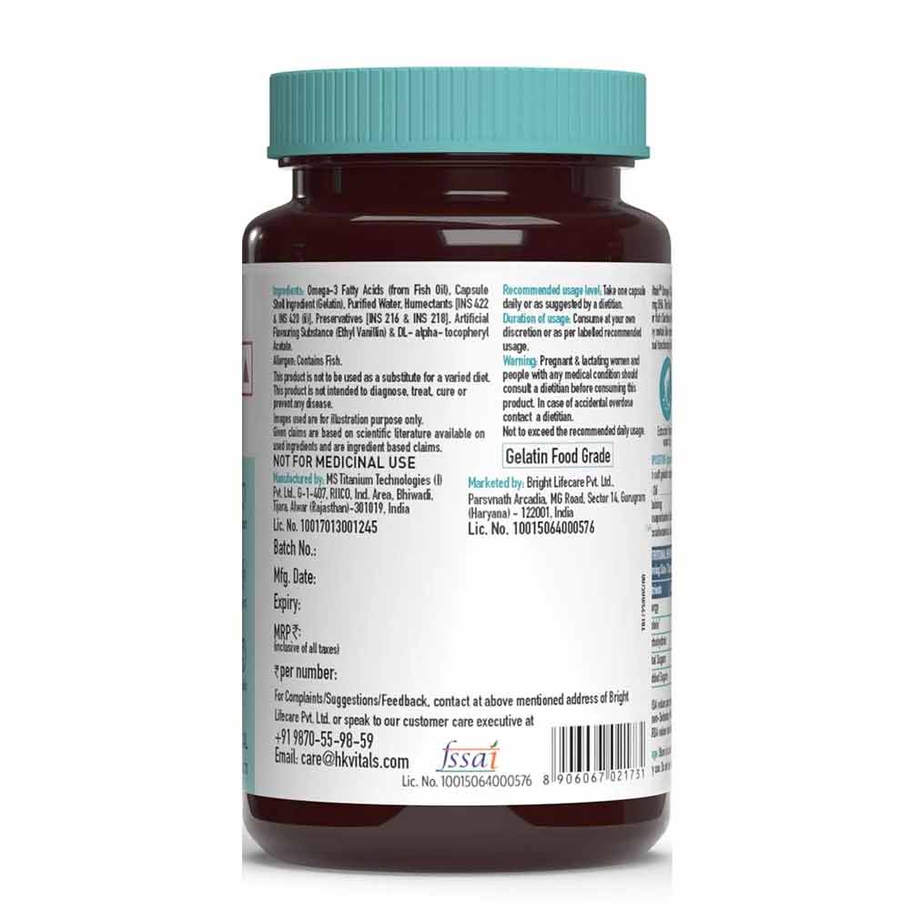 HealthKart HK Vitals Biotin & Omega-3 60 Caps Combo