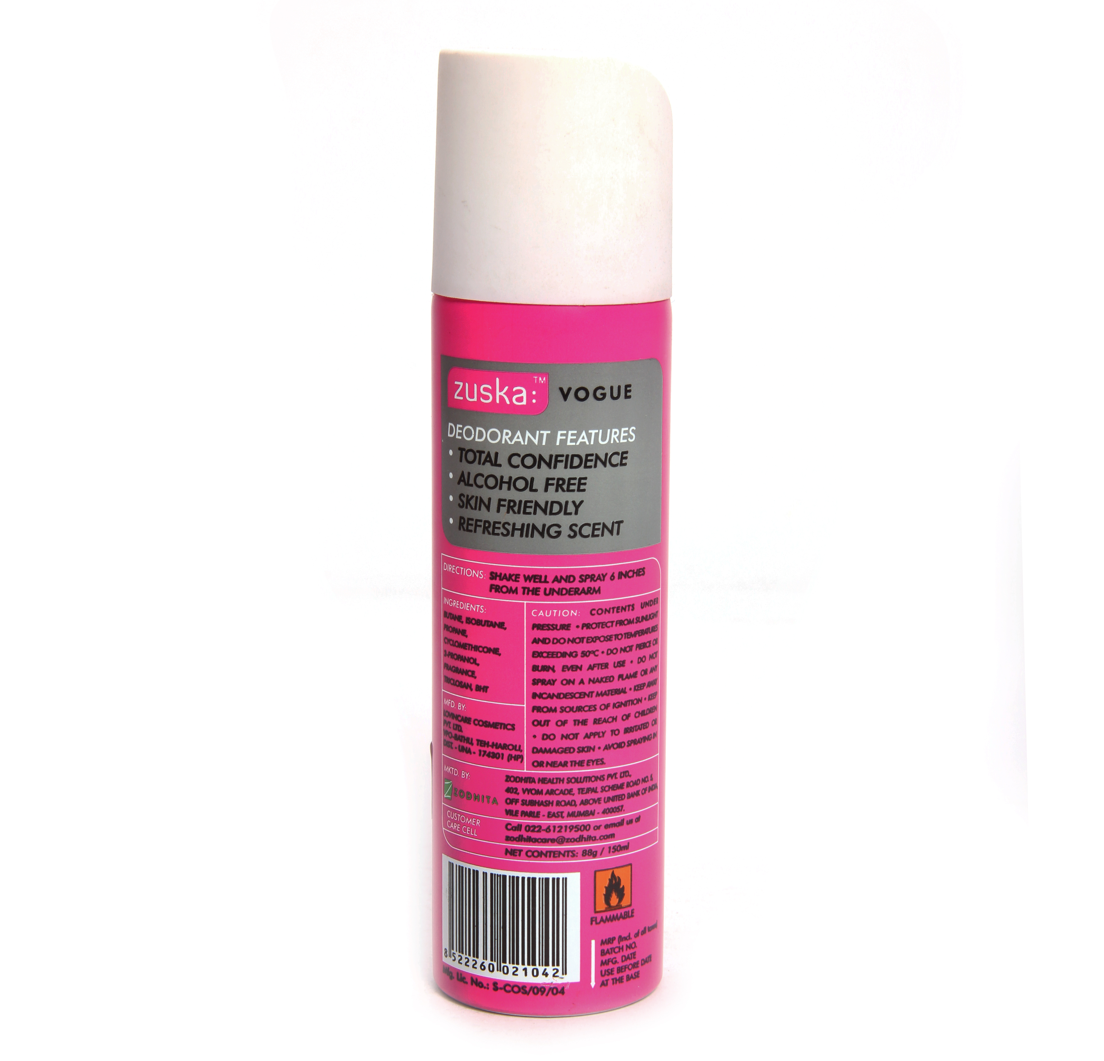 Zuska Regular Deo Spray For Women