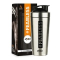 AS-IT-IS Nutrition ATOM Fearless Steel Protein Shaker,  Silver  750 ml 