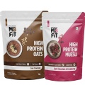 MuscleBlaze High Protein Oats & Muesli 1 kg Combo