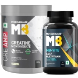 MuscleBlaze Creatine CreAMP 250g and Multivitamin 60 Tabs Combo