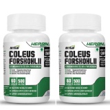 NutriJa Coleus Forskohlii Extract 500mg,  60 capsules  Unflavoured (Pack of 2) 